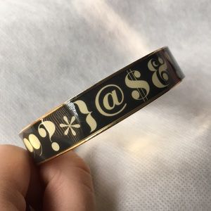 Kate Spade curse word bracelet